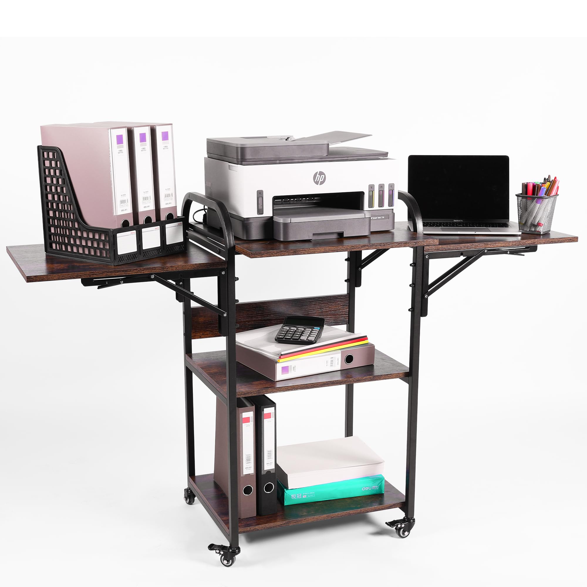 Mua 3 Tier Rolling Cart Heat Press Table Stand Folding Workbench