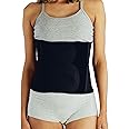Belly Bandit Luxe Postpartum Belly Wrap - Adjustable Abdominal Binder w/Five Levels of Targeted Compression for Recovery - Supports Core, Waist After C-Section, Natural Birth - Regular, Black, Medium