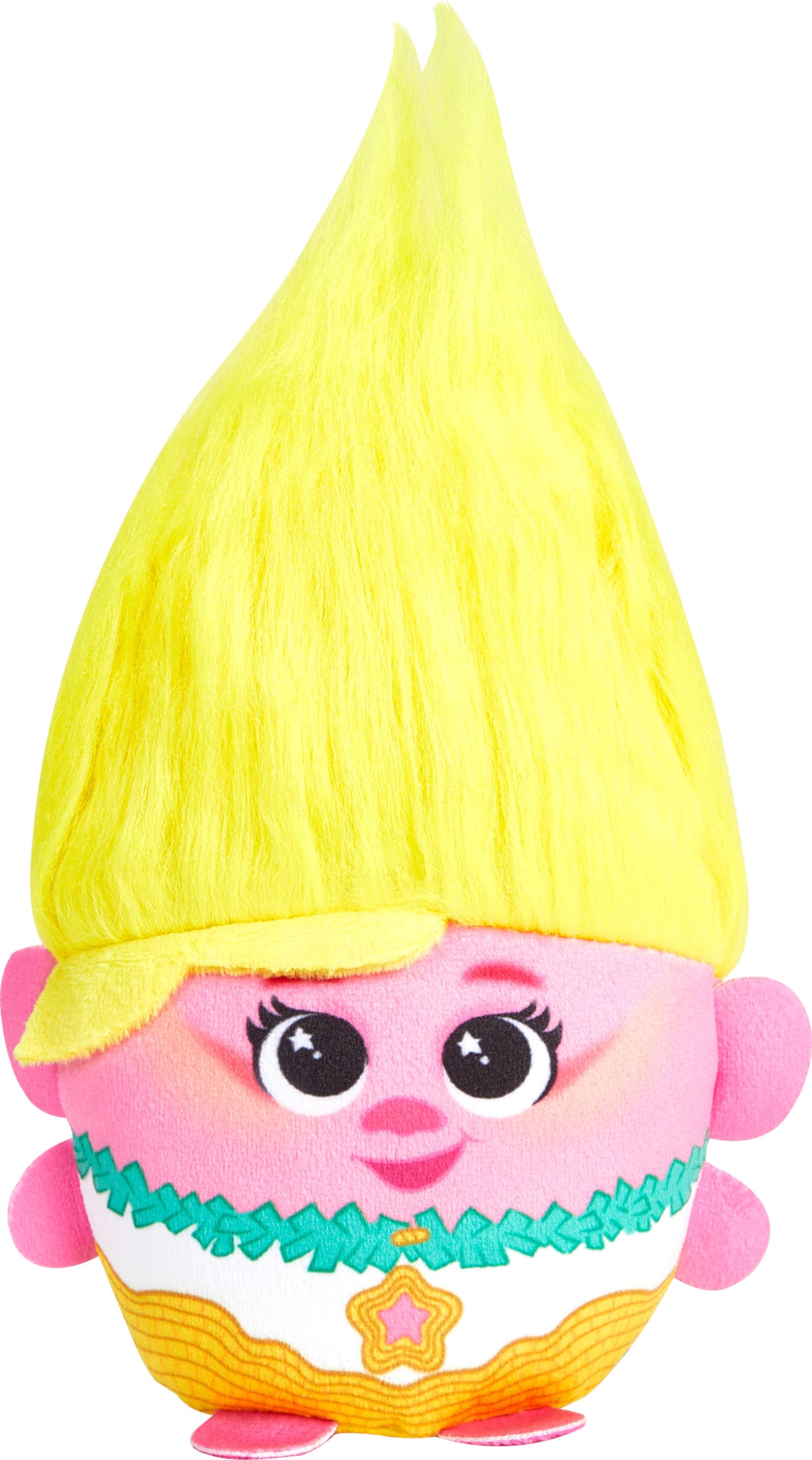 Mattel ​DreamWorks Trolls Band Together Hairmony Mixers Viva Plush Toy with Sound, 6-inch Soft Doll Inspired by the Movie, Interactive Harmonizing​
