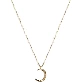 LOYATA Gold Pendant Necklaces for Women-Simple 14K Gold Round Circle Pendant Necklace Dainty Charm Necklace Jewelry Gifts for Women