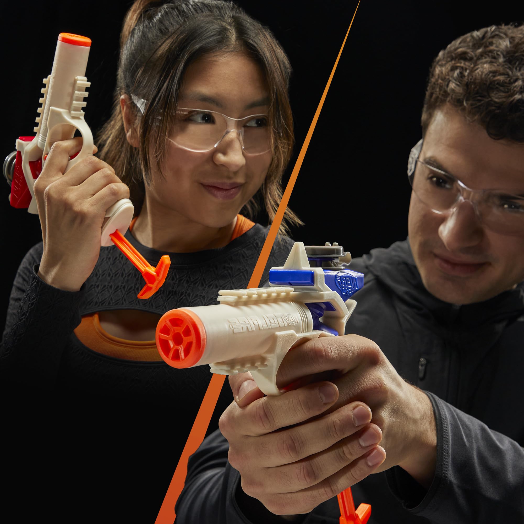 Nerf Pro Gelfire Versus Pack Includes 2 Blasters, 4,000 Gelfire Rounds, 60 Round Capacity, T-Pull Priming, 2 Eyewear, Gifts for Teens Ages 14+