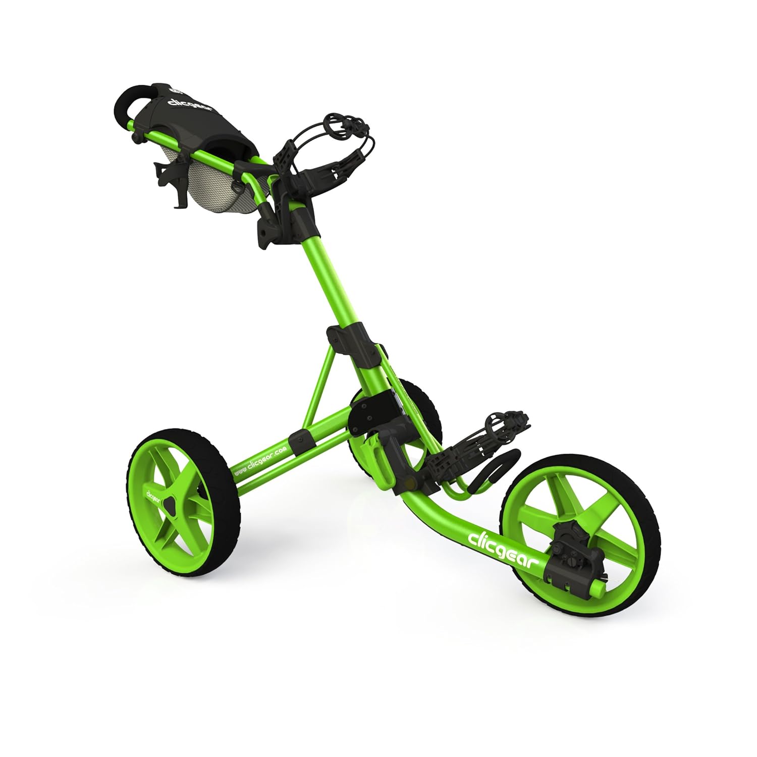Clicgear 3.5 Plus Golf Push Cart, Lime, Golf Cart Accessories Amazon