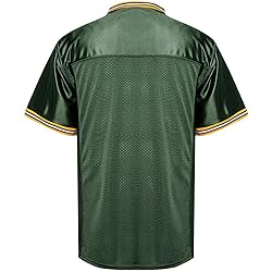 JKNAKN Blank Football Jerseys Mesh Athletic