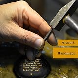 VELENTI Unique Gifts for Fathers Day Engraved Pebble Rock Dad From Daughter view 6