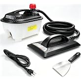KITLUCK Wallpaper Steamer, 1500W Chemical Free Wallpaper Remover with 11.5 FT Cooling-Touch Hose, 1.2 Gallon Water Tank, Large Steam Plate, Steam Generator, Steam Cleaner for Wallpaper Removal