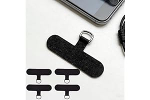 8 Pcs Phone Tether Tabs-Phone Lanyard Tab Nylon,Universal Fabric Tether Tab Patch without Adhesive for All Smartphone