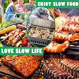 KEPKKU Stainless Steel BBQ Smoker Box for Charcoal/Gas Grills view 7