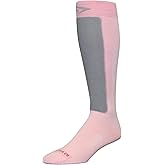 Drymax Ultra Thin Skiing Over Calf, Pink/Lt Grey, W5-7 / M3.5-5.5