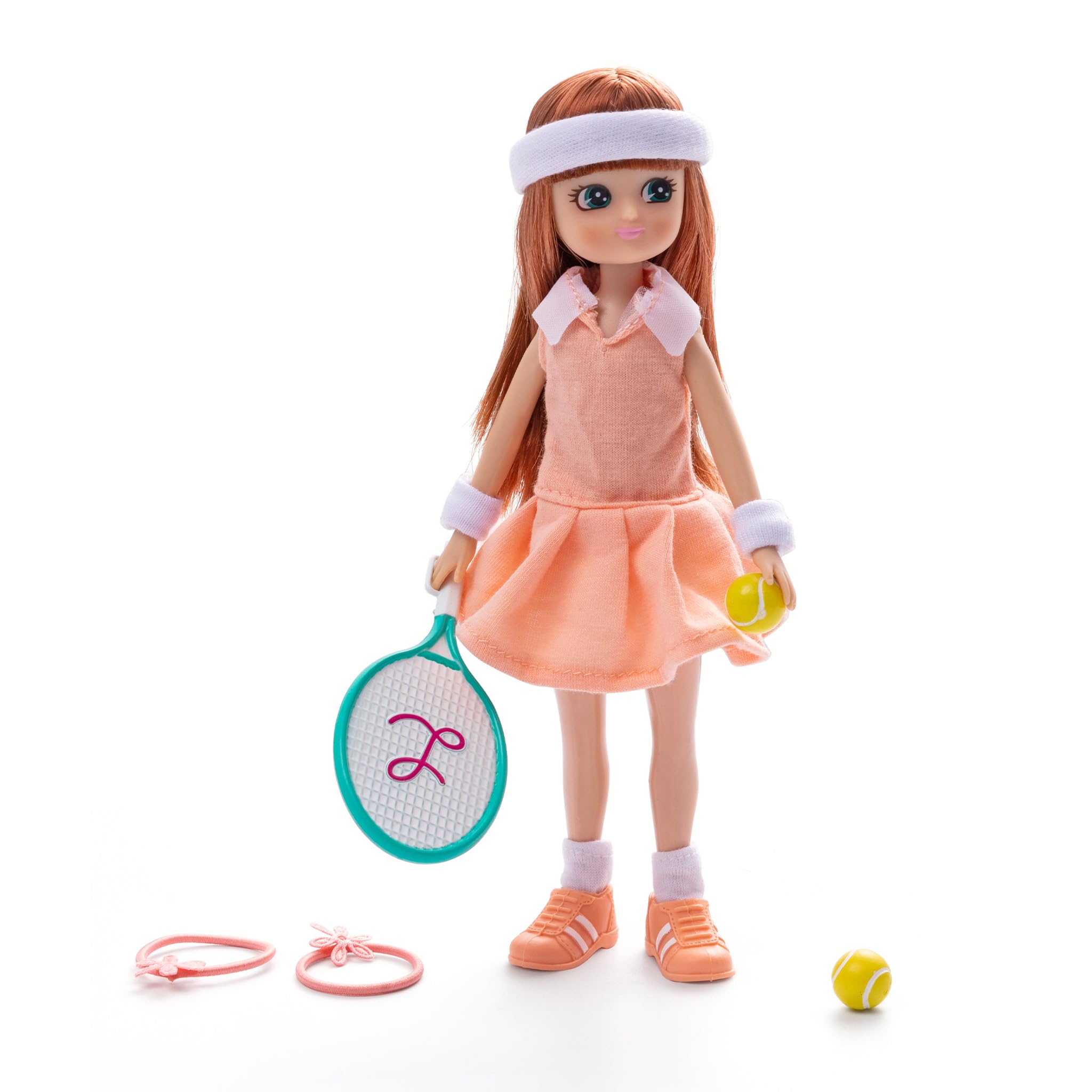 Lottie Dolls Tennis Club Outfit & Accessories - Sporty Doll Clothes Set, Extra Outfits For Dolly Wardrobe, Imaginative Play Sets For Girls & Boys, Children’s Gifts, Age 3 Year Olds +