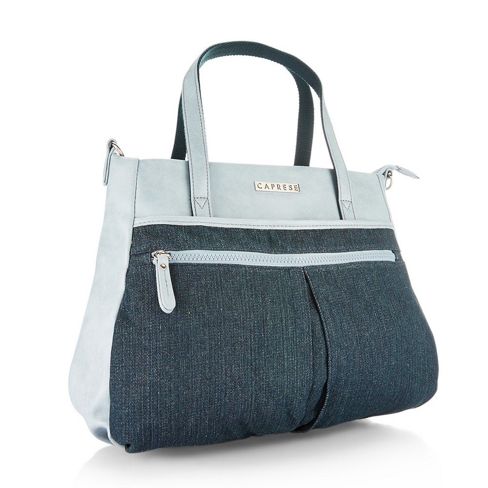 caprese women's satchel (light blue)