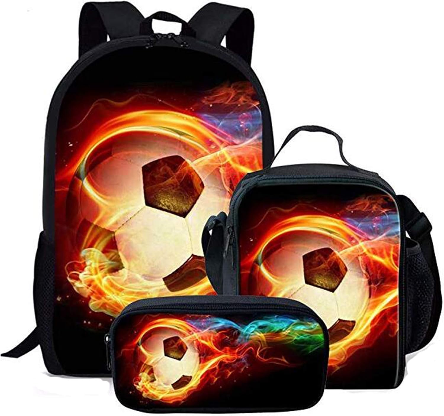 soccer themed backpack