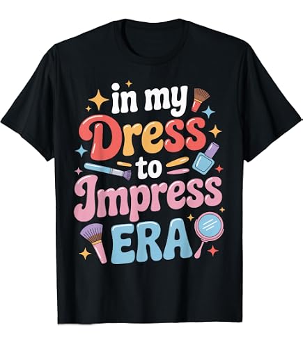 Playing Dress to Impress with My Baddies Matching Girls T-Shirt : Clothing, Shoes & Jewelry