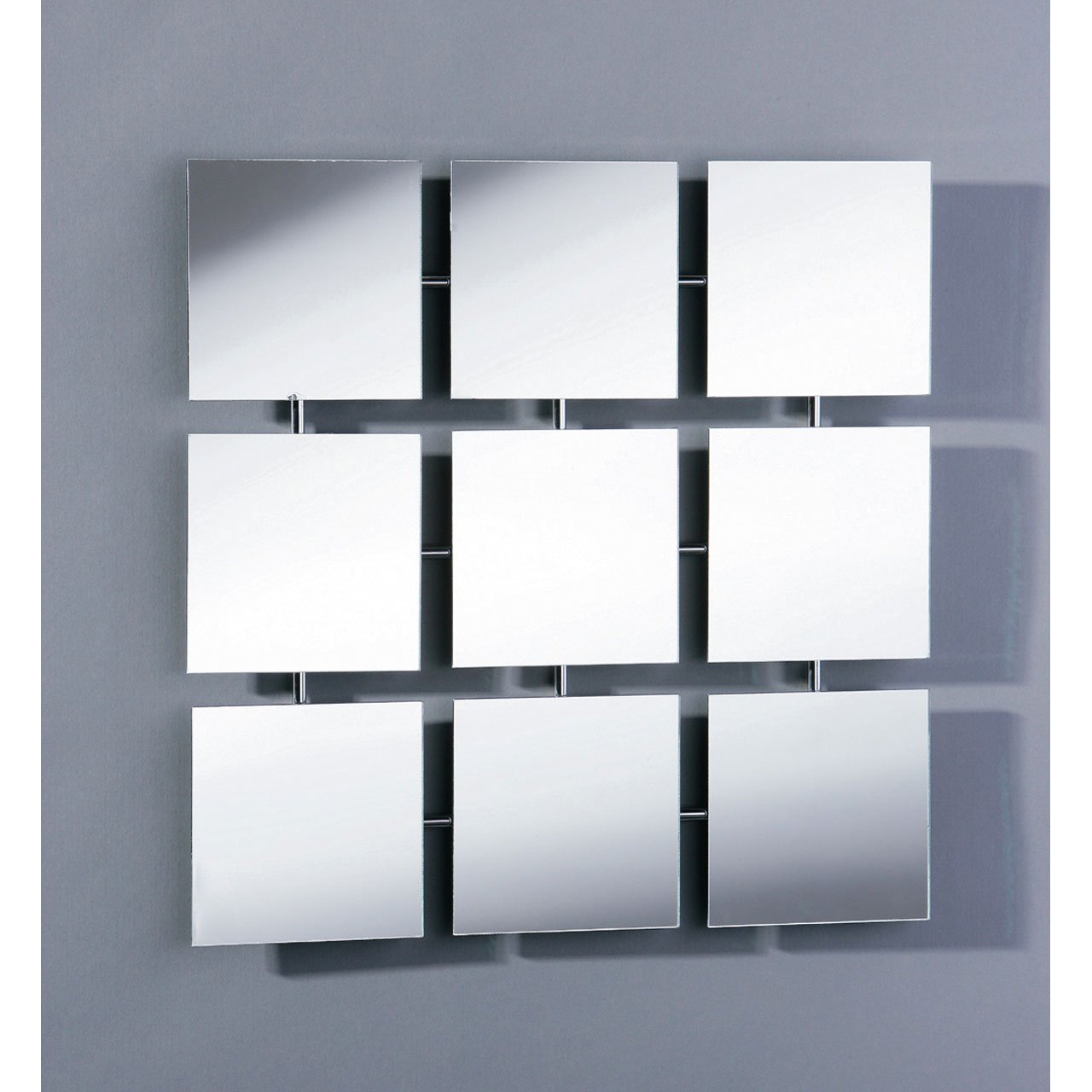 Wall Mirror 9 Square Mirror Wall Mirror Amazon.co.uk Kitchen & Home