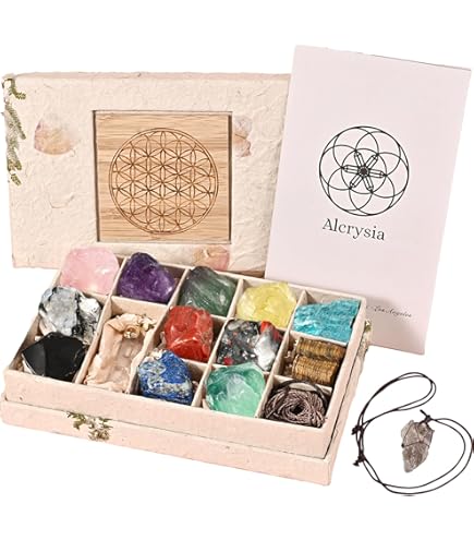 Amazon.com: 21 PCS Crystals and Stones for Beginners - 7 Raw