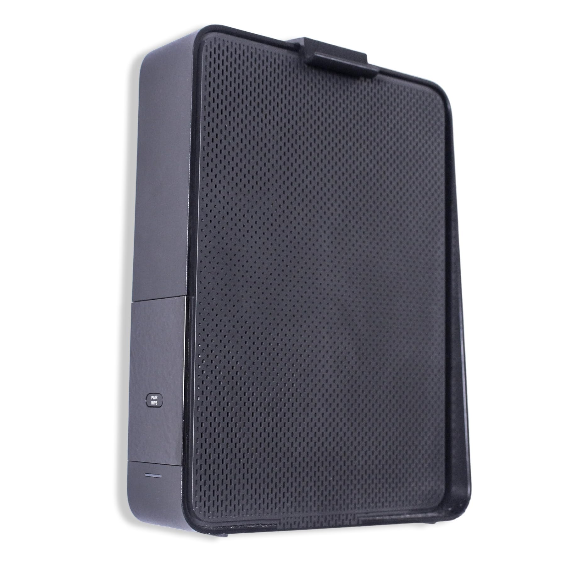 Decoralin Wall Mount Bracket Compatible with Virgin Media Hub 3 Complete with Screws and Fixings Easy to Install - Made in the UK (Black)