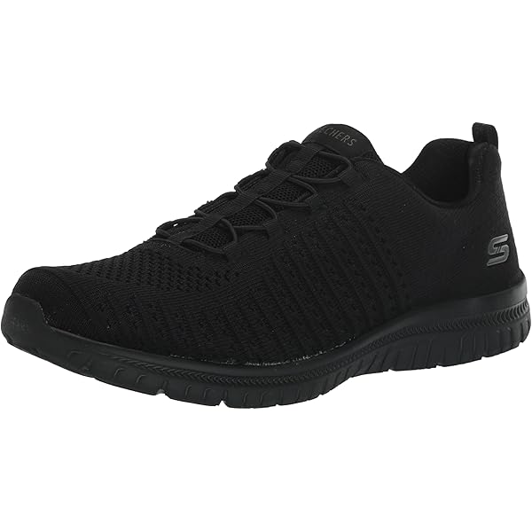 Amazon.com | Skechers Women's Virtue-Divinity Sneaker, Black