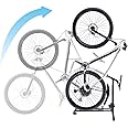 Foozet Bike Stand,Vertical Bike Rack Garage,Space-Saving Rack with Adjustable for Garage & Apartment, Bike Storage for Indoor Storage (1 pack)