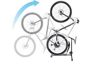 Foozet Bike Stand,Vertical Bike Rack Garage,Space-Saving Rack with Adjustable for Garage & Apartment, Bike Storage for Indoor Storage (1 pack)