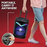 Pyle Portable Bluetooth Karaoke Machine 1200W Speaker System 38cm Subwoofer view 6