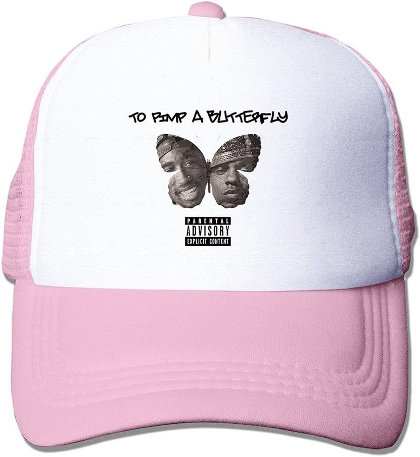 LIANBANG Kendrick Lamar To Pimp A Butterfly Adjustable Printing Snapback Mesh Hat Unisex Adult Baseball Mesh Cap