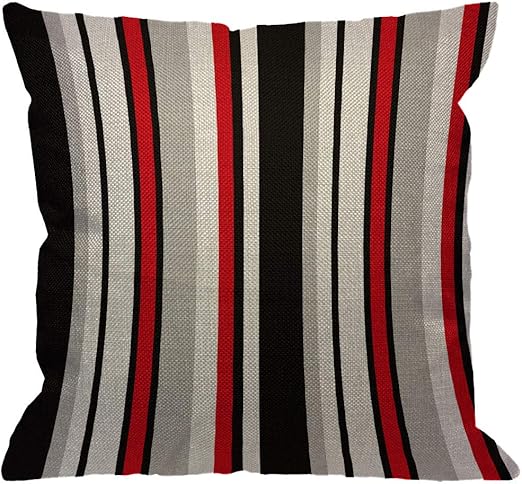 Amazon Com Hgod Designs Stripe Throw Pillow Cover Abstract