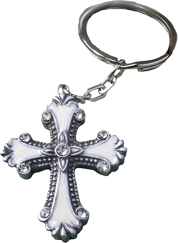 Cross Design Keychain Favors 60 count Kitchen & Dining