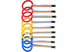 EXAOMBLE 9pcs Walking Rope Leash Set Handles, Preschool Safety Harness for, Daycare Walking Rope for Boys