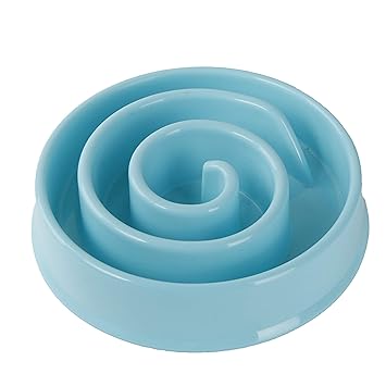Futurekart Durable Dog Feeder Slow Eating Pet Bowl Non-Toxic Preventing Choking Healthy Design Bowl for Small Cat Dog Pet (Multicolor)