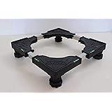 Universal Mobile Base Dorm Fridge Stand Washing Machine Base with 4 Strong Feet Multi-Functional Movable Adjustable Base for 