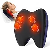 Shiatsu Neck and Back Massager with Heat, Neck and Shoulder Massagers, Deep Tissue Kneading Massage Pillow for Lower Back, Shoulder, Leg Muscle Pain Relief, Relax Christmas Gift for Woman Man Dad Mom