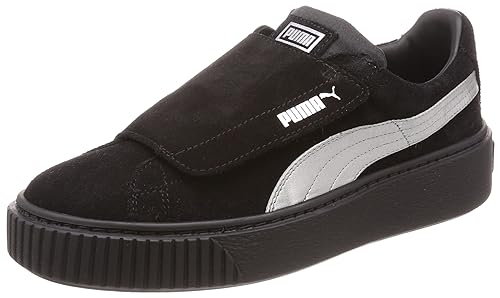 puma women's basket platform strap wn sneaker