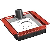 SpeTool Dust Collection Shroud for Slab Flattening Router Sled, 2-1/2" Dust Collection Interface Connect Dust Extractor, Slab