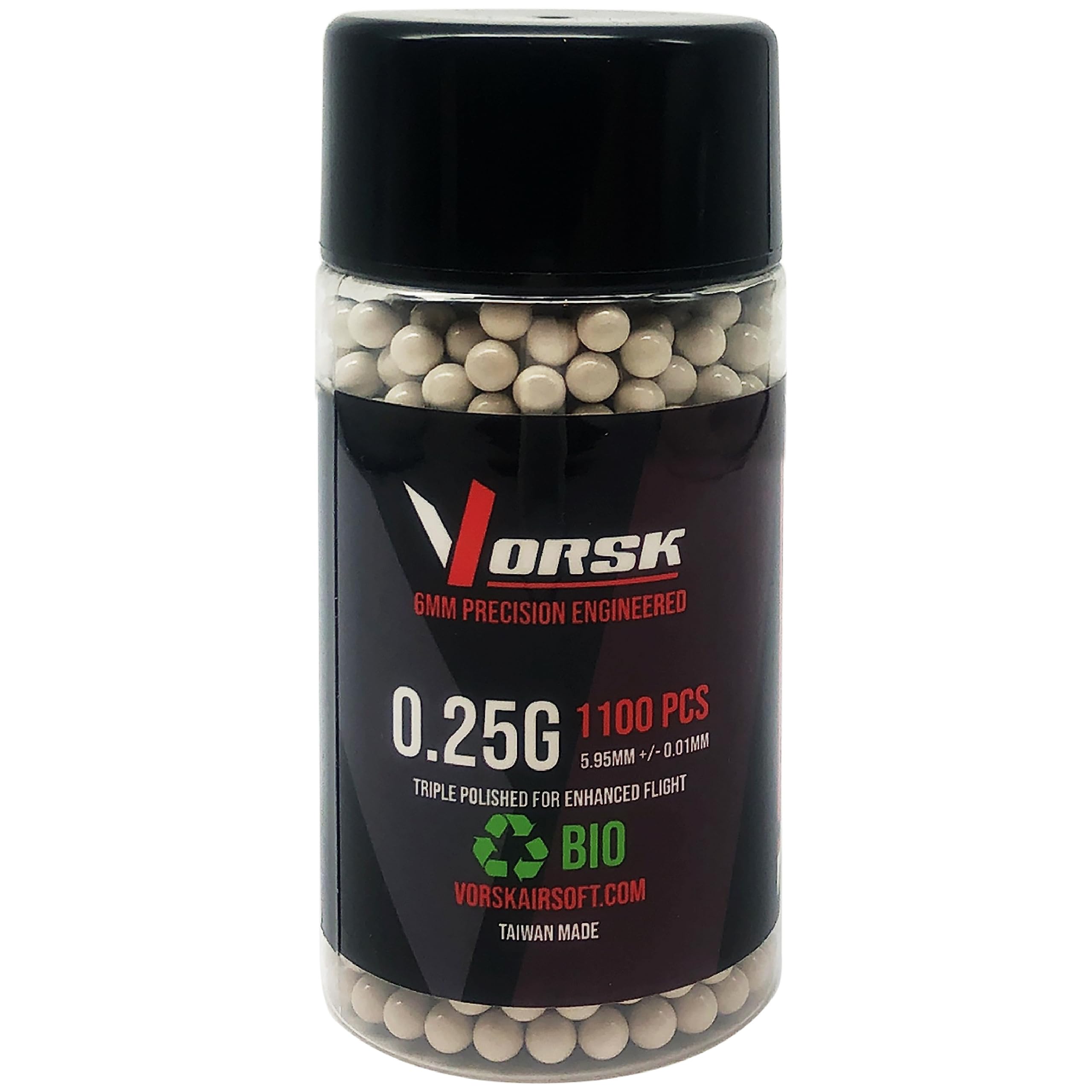 VORSK Precision BBs - 0.25g - Biodegradable, 1100R