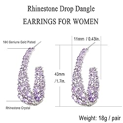 Statement Earrings for Women Bohemian Hoop Earring