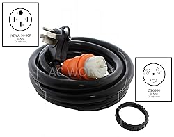 AC WORKS Generator to Transfer Switch 50Amp Inlet