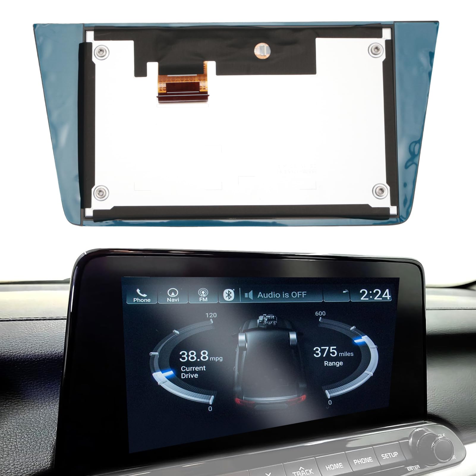 Photo 1 of 8 Inches LCD Display Touch Screen for Forte 1.6L 2.0L 2019-2021 LA080WV9 LA080WV9-SL05 96160-M7070WK 96160M7070WK Only Display Touch Screen