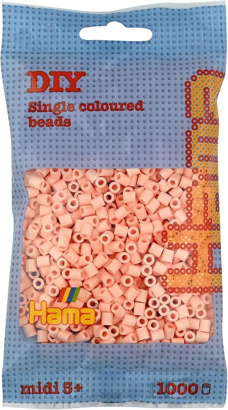Hama Beads Bag 1000 Midi Fuse Beads Mosaic Light Peach