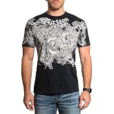 Affliction Men's Short Sleeve T-Shirt, Graphic Print