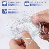 WLLHYF Suction Cup Hook Heavy-Duty Clear 2 Pack 11 lb 5 kg view 3