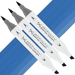 Artfinity Sketch Marker Sets - Set of 3 - Blue Dusk
