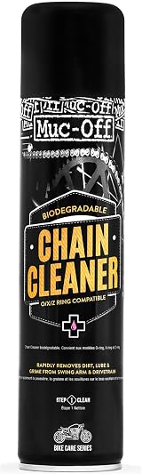 Muc-Off Motorcycle Chain Cleaner 400ml Biodegradable Degreaser Spray Safe on O view 1