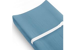 Changing Pad Cover for Baby Girls Boys, Muslin Changing Table Pad Covers with Boho Style, Neutral Color Soft and Breathable (