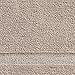 mDesign Large Modern Bath Mat Runner - Non-Skid Bathroom Runner Rug - Long Bath Mat - Oversized Machine Washable Bathroom Floor Carpet Rug - Extra Long Bathroom Rug - Hydra Collection - Linen/Tan