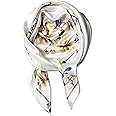 vabovin Silk Like Head Scarf for Women Satin Printed Bandana for Hair Wrapping Fashion Accessory 35 Inch Square Hair Scarf