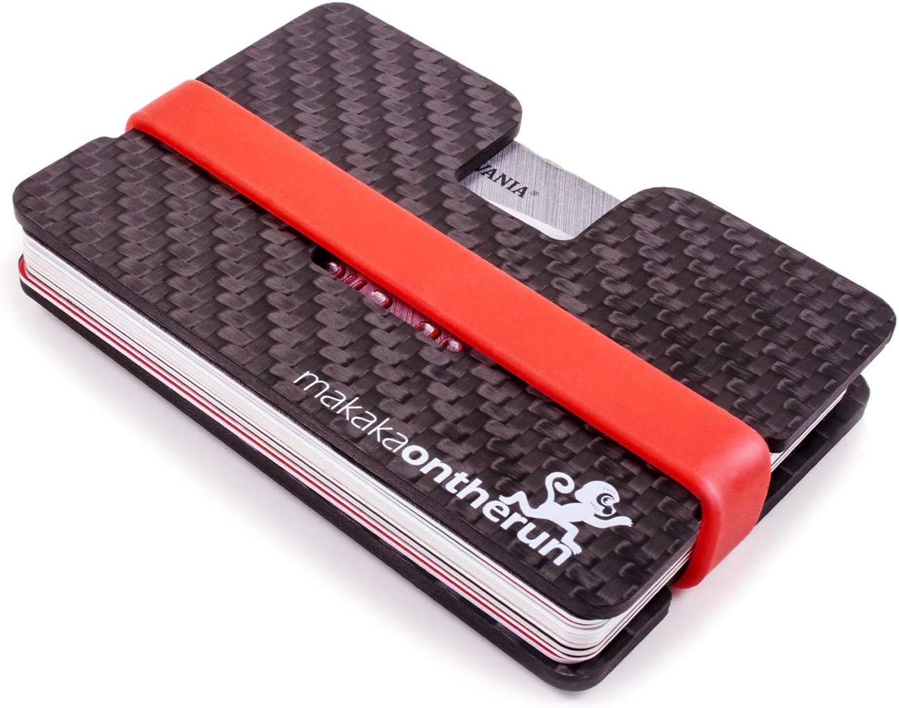 MOTR™ 5mm Carbon Fiber Minimalist Slim Wallet with Key Compartment, NFC & RFID Blocking