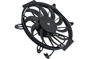 Caltric Radiator Cooling Fan Motor Compatible with Polaris Sportsman 500 HO EFI 2004 2005 2006 2007 2008 2009 2010 2011