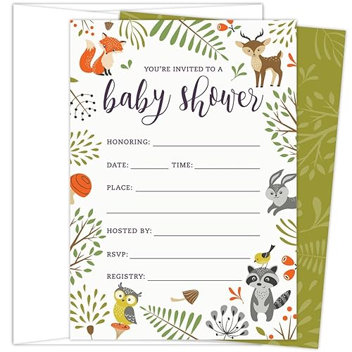 Baby Boy Shower Invitations Amazon Com