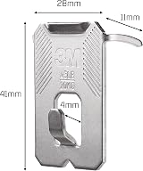 3M CLAW Drywall Picture Hanger 4 Hangers Holds Up To 20 kg view 3
