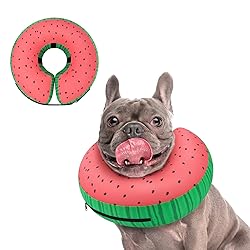 Supet Inflatable Dog Cone Collar for Large Medium