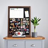 Dollar Boss Magnetic Chalkboard 45x60cm Rustic Wooden Frame Wall Mounted view 6